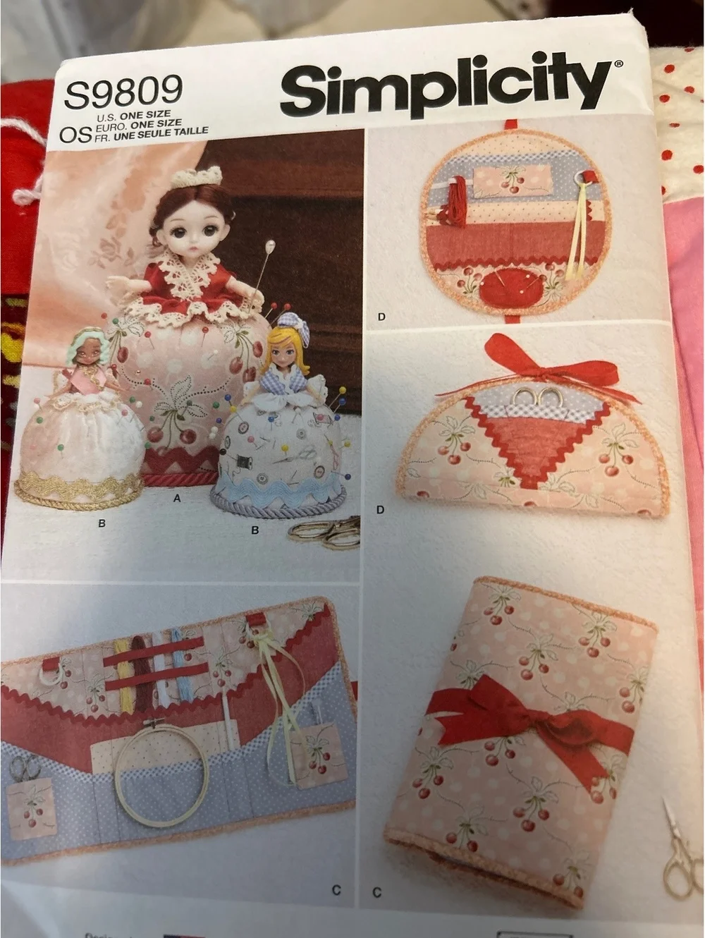 Simplicity S9809 Sewing Pattern - Doll Dress and Accessories - One Size
